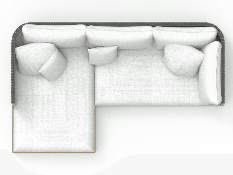SABAH 2PC SECTIOANAL SOFA